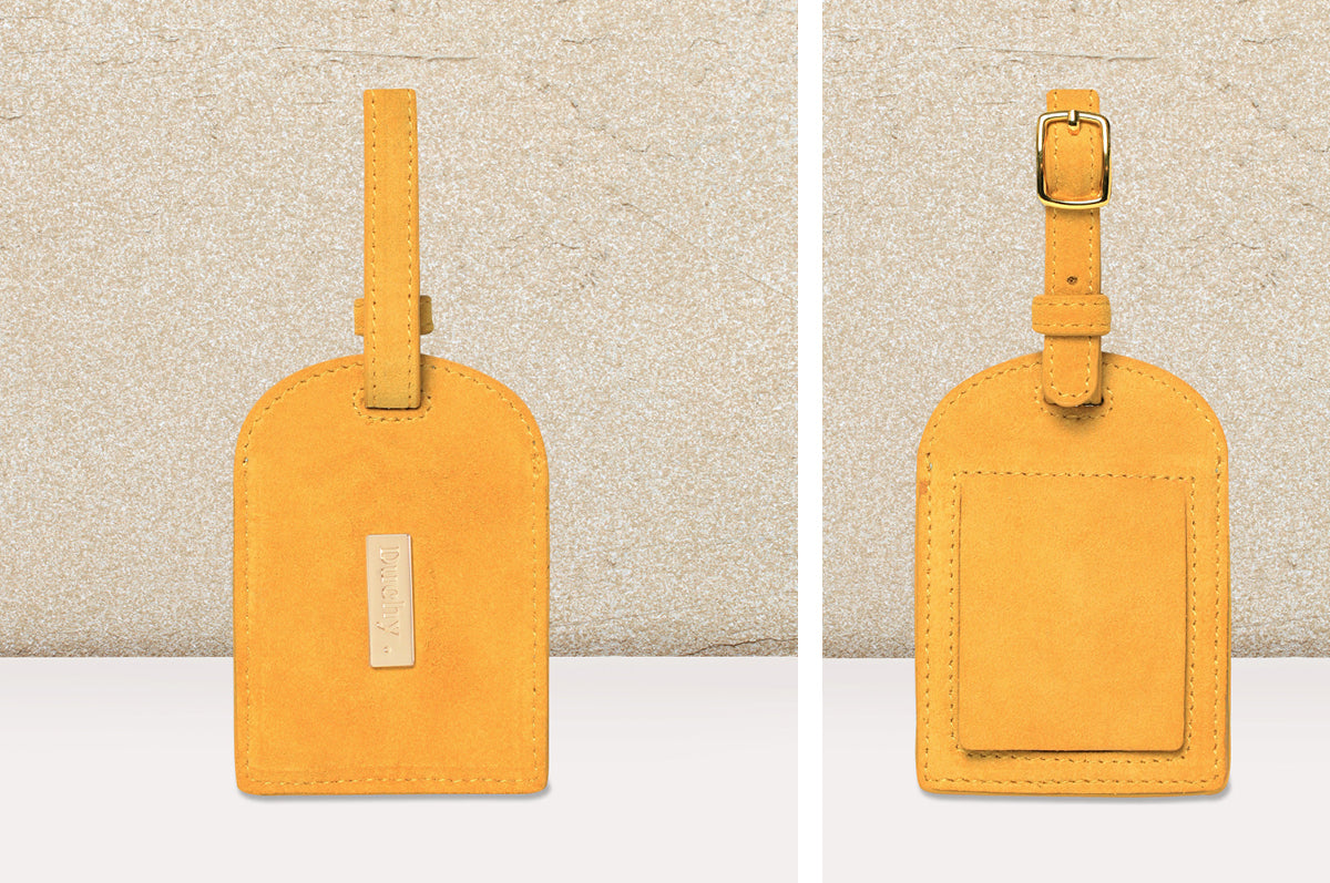 Luggage tag - Mustard