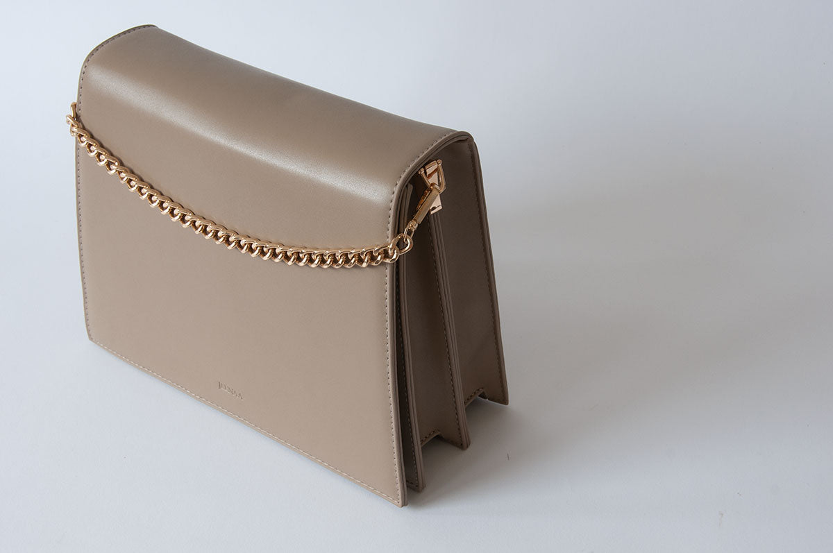 Jeele Tasche in Taupe