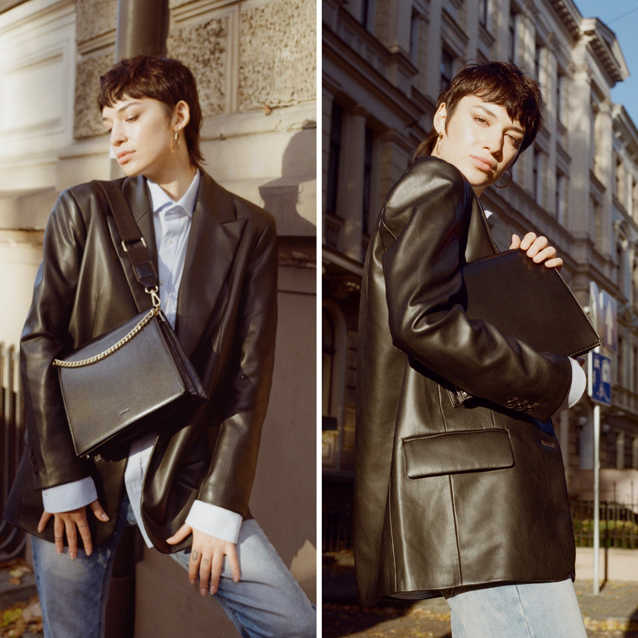 Jeele Black Bag - Women's Handbags - Shoulder Bag
